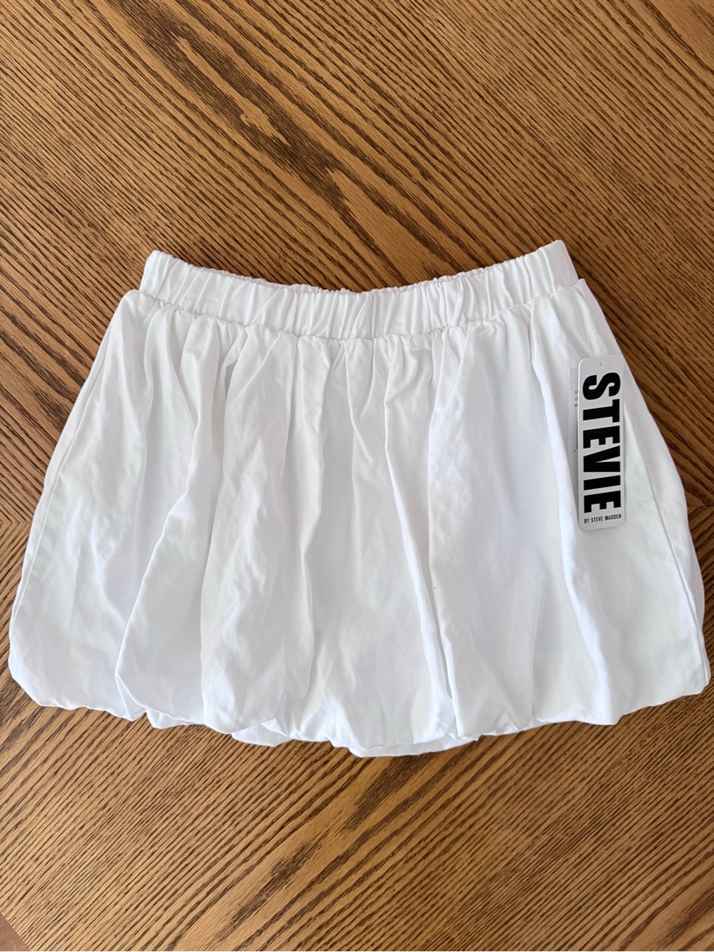 STEVIE by Steve Madden Bubble Skirt - White - Picture 2 of 6